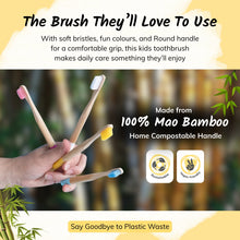 Load image into Gallery viewer, biodegradable-compostable-bamboo-toothbrush