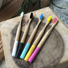 Load image into Gallery viewer, Funky-Eco- Bamboo-Toothbrush-for -the-Whole-Family