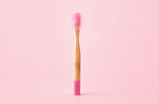 When to replace a kids bamboo toothbrush with worn bristles
