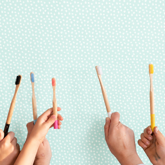 Family bamboo toothbrushes in Australia
