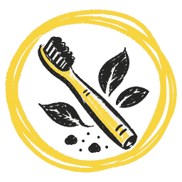 Compostable bamboo handle