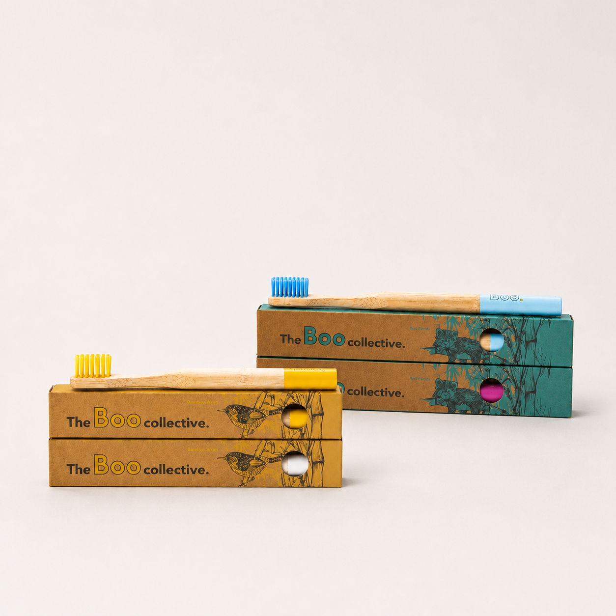 bamboo toothbrush family pack