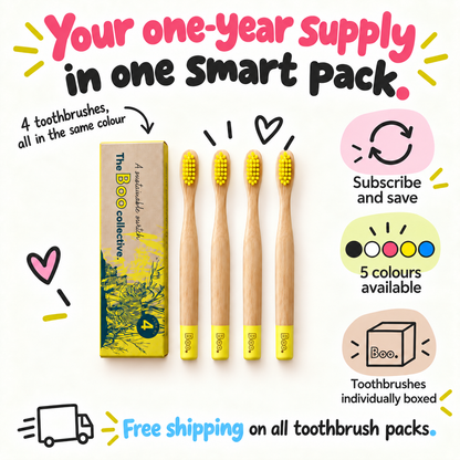 Kids Bamboo Toothbrushes