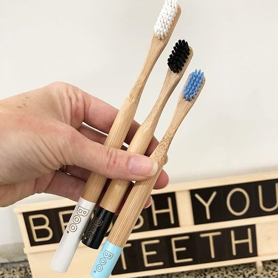 Bamboo Adult's Toothbrush - One Years Supply (4 Pack)