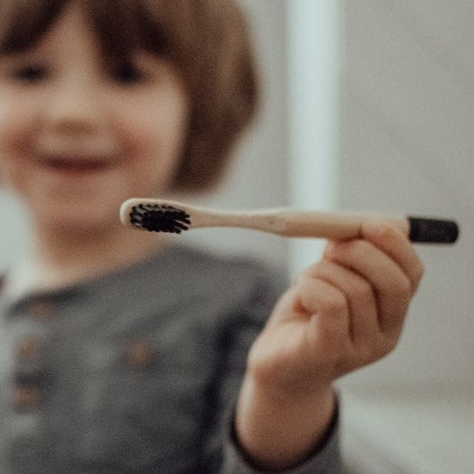 Bamboo Children's Toothbrush, Soft Bristles | Eco-Friendly Oral Care